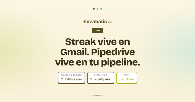 Pipedrive vs Streak - Flowmatic