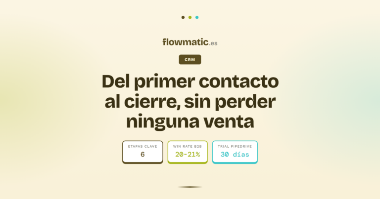 pipeline de ventas - Flowmatic