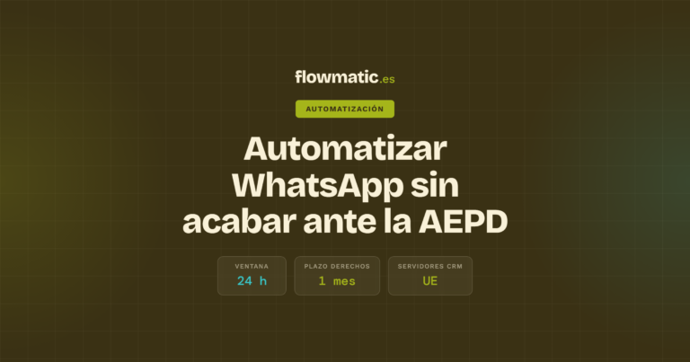 whatsapp rgpd - Flowmatic