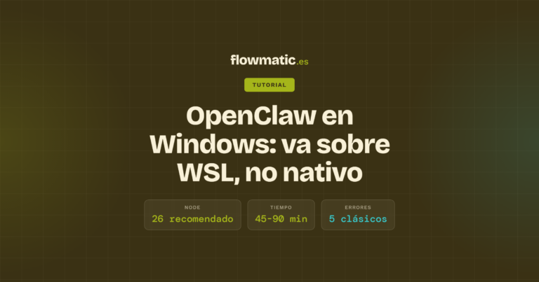 openclaw windows - Flowmatic